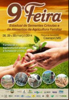 9ª Feira Estadual de Sementes Crioulas da Agricultura Familiar de Mato Grosso do Sul